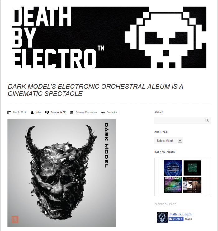 Dark Model on DeathByElectro_0510