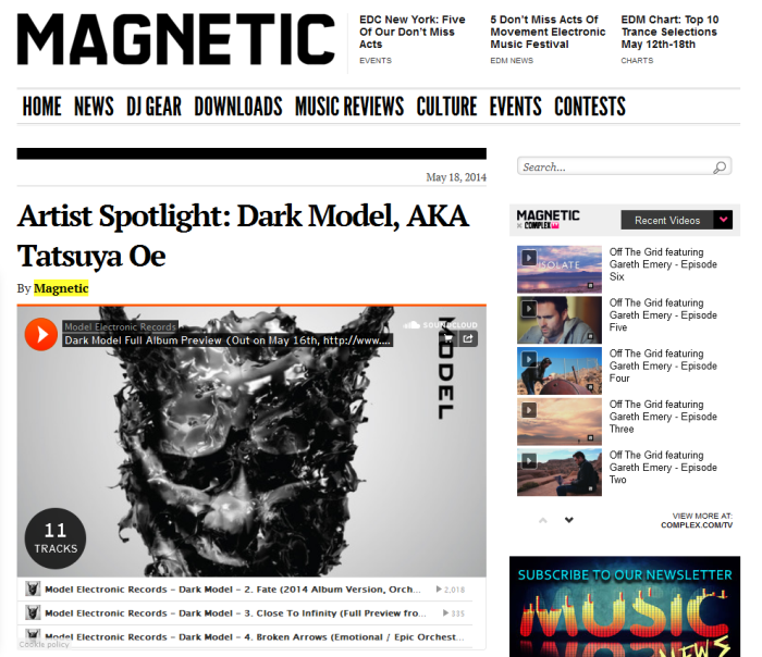 Dark Model on Magnetic_0520