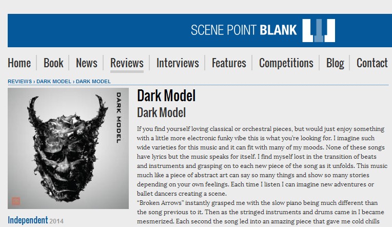 Dark Model on Scene Point Blank