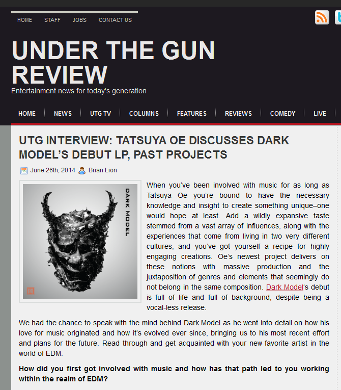 Dark Model_Interview_on_Under_The_Gun_Review_0626