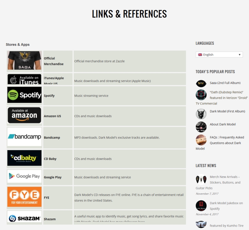 Links and References
